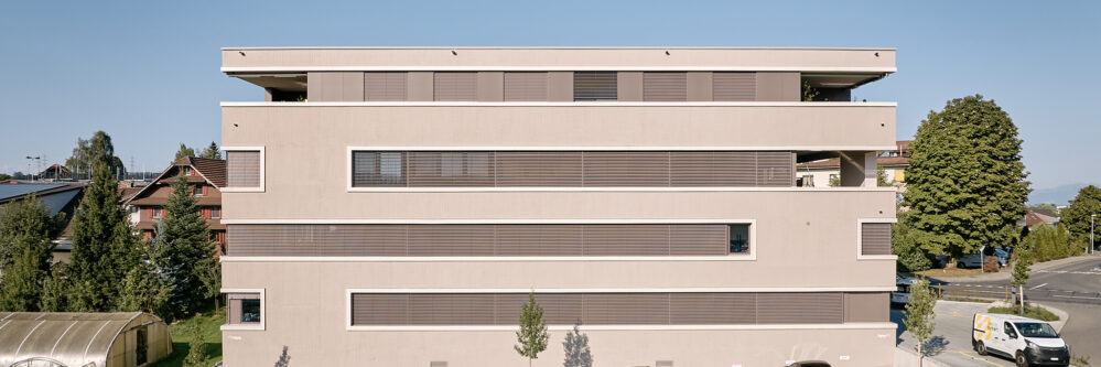 Neubau «Dubenmoos» in Rain LU Wohn- und Geschäftshaus
